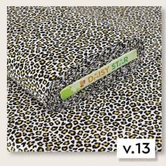 Leopard Patterned Poplin Tissu