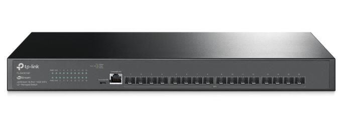 TpLınk Omada TlSx3016F 16 Port 10 Gıgabıt Sfp+ Console Port Layer2+ Yöneti̇lebi̇li̇r Rackmount Swıtch