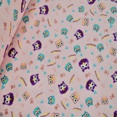 Owl Flannel Fabric Patterns