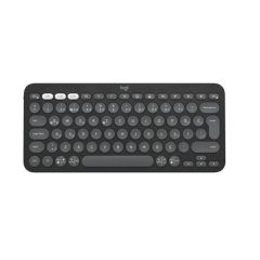 LOGITECH K380S PEBBLE KEYS  920-011859 2 ÇOKLU CİHAZ ÖZELLİKLİ BLUETOOTH TÜRKÇE Q KLAVYE GRİ 