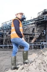 Pollyboot Vega 46 Numara Çelik Burunlu Çizme Poliüratan