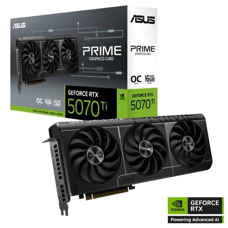 Asus Geforce PrımeRtx5070TıO16G 16Gb Gddr7 256Bıt 1Xhdmı 3Xdp Ekran Kartı