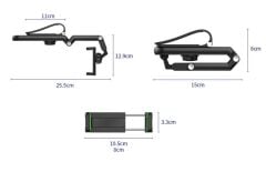 1080° Dönebilen Çok Fonksiyonlu Telefon Tutucu