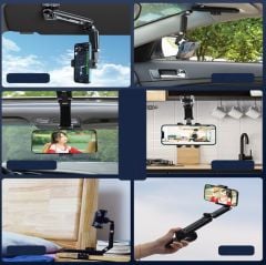 1080° Dönebilen Çok Fonksiyonlu Telefon Tutucu