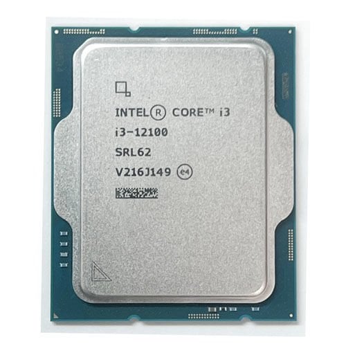 INTEL Core i3 12100 4 CORE 4.30 GHz 12MB 1700P TRAY (KUTUSUZ) (FANSIZ) (12.Nesil) (VGA)