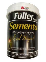 Sementa Özel Su Bazlı Saf Akrilik Boya 1 Litre Siyah