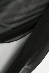 Kadın Siyah Beyaz Transparan Belden Bağlamalı Pareo 2'li – Modern ve Şık Tasarım