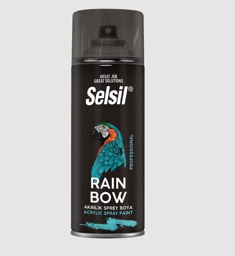 Selsil Rainbow Akrilik Sprey Boya 3000 Ateş Kırmızısı