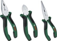 Bosch 3 Parça Alet Seti Pense Yan Keski Kargaburun