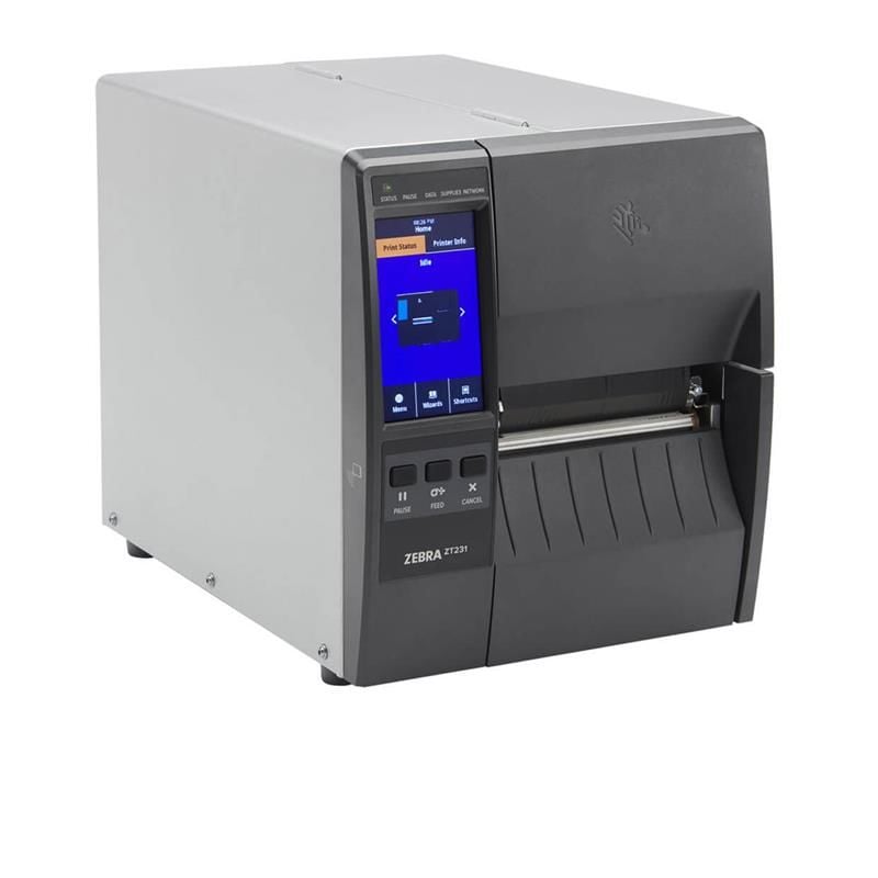 Zebra Zt231 (Zt23142T0E000Fz) 203Dpı Termal Transfer Usb+Seri̇+Ethernet Metal Kasa End. Barkod Yazıcı (Ri̇bonlu Kullanım)