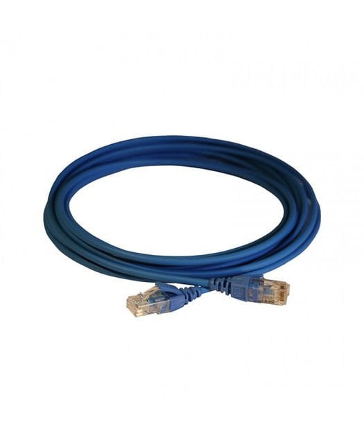 Cat6 U/UTP HD Patch Cord LSZH 5m Mavi