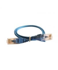 Cat6 U/UTP HD Patch Cord LSZH 0,5m Mavi