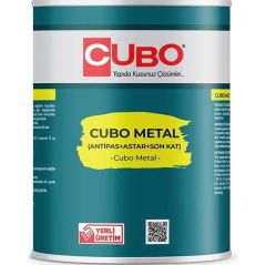 Cubo Metal Pas Boyası Ral 7016 Antrasit Grİ 2,5 Litre