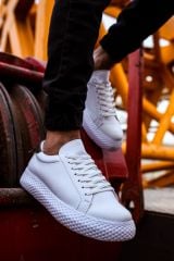 CH107 - CBT Felibord Erkek Ayakkabı BEYAZ / HAKI