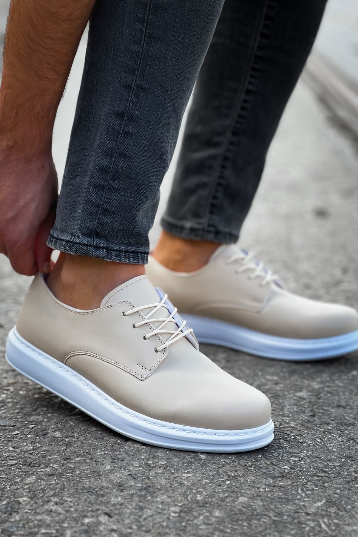 Ch003  Cbt Pelle Classica Erkek Ayakkabı Bej