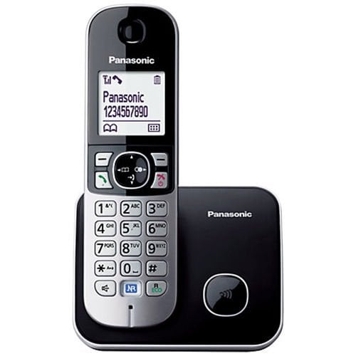 PANASONIC KX-TG6811 DECT TELEFON Caller ID (50 numara hafızalı) Siyah