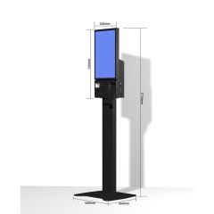 TIWOX K-2150B 21.5" I7 5.NESİL 256GB SSD 16GB RAM WIFI 80MM FİŞ YAZICI 2D OKUYUCU FHD DOKUNMATİK KIOSK AYAKLI SİYAH