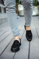 CH002 - CST Loafer Pelle Erkek Ayakkabı SIYAH