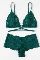 Kadın Yeşil Özel Şık Sütyen Külot Takımı – Modern, Konforlu ve Günlük Kombinlere Uygun