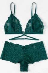 Kadın Yeşil Özel Şık Sütyen Külot Takımı – Modern, Konforlu ve Günlük Kombinlere Uygun