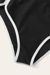 Kadın Siyah Pedli Yüksel Bel Sütyen Külot Takımı – Modern, Konforlu ve Günlük Kombinlere Uygun