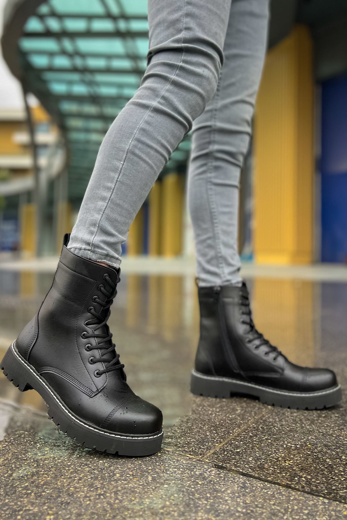 CH009 - FST Military Erkek Bot SIYAH