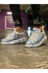 Ch254  Cbt Pittura Erkek Ayakkabı 416 Mavı Püskürtme