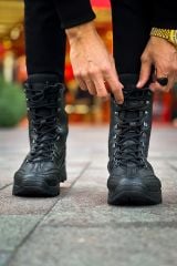 CH051 - RST Scalatore Erkek Bot SIYAH