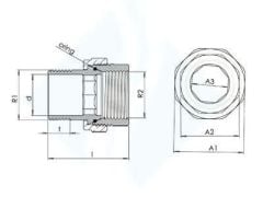 1 1/4 Düz Radyatör Rakoru