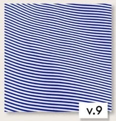 Black striped poplin fabric