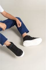 1012 - Roma Çocuk Ayakkabı SIYAH