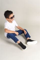 1012 - Roma Çocuk Ayakkabı SIYAH