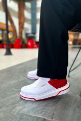 CH075 - CBT Signature Erkek Ayakkabı BEYAZ/KIRMIZI