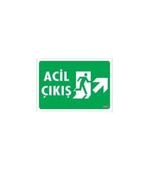 Acil Çıkış Uyarı Levhası 17,5x25 KOD: 946