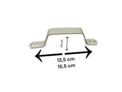 Ennalbur Demir Doğrama Kulp Beyaz Kaplama