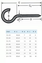 Ennalbur BA21100 21X100 Açık Piton 10 Adet
