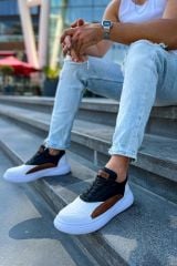 CH115 - CBT Literide Erkek Ayakkabı BEYAZ/TABA/SIYAH