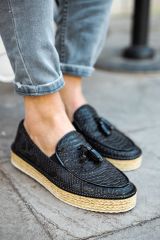 CH119 - CBT Tassels Erkek Ayakkabı SIYAH