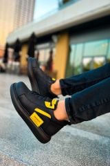 CH131 - GST Frogner Erkek Bot SIYAH - SARI