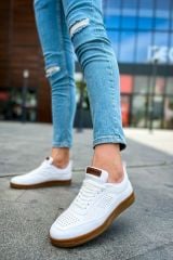 CH157 - CKT Retro Erkek Ayakkabı BEYAZ