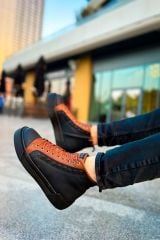 CH167 - GST Blazer Erkek Bot SIYAH/TABA