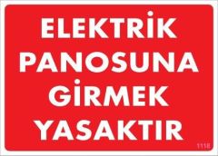 Elektrik Panosu Levhası 25x35 KOD:1118