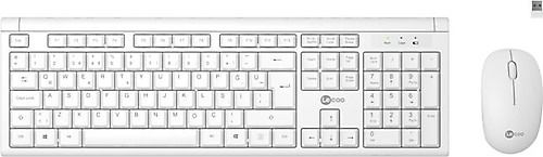 LENOVO LECOO Q Kablosuz Beyaz Klavye/Mouse Set KW200