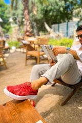 CH173 - KBT Velluto Erkek Ayakkabı KIRMIZI