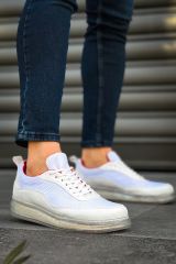 CH181 - RRT İpekyol  Erkek Ayakkabı BEYAZ / KIRMIZI