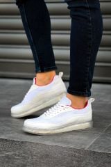 CH181 - RRT İpekyol  Erkek Ayakkabı BEYAZ / KIRMIZI