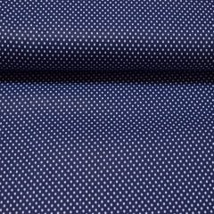 Point-navy poplin fabric
