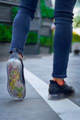 CH181 - RRT İpekyol  Erkek Ayakkabı SIYAH - KIRMIZI