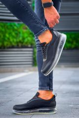 CH181 - RRT İpekyol  Erkek Ayakkabı SIYAH - TURUNCU