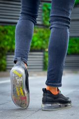 CH181 - RRT İpekyol  Erkek Ayakkabı SIYAH - TURUNCU